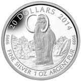 2014 - Canada - $20 - The Woolly Mammoth