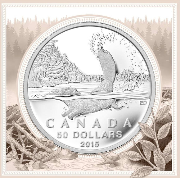 2015 - Canada - $50 - Beaver