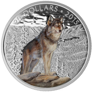 2015 - Canada - $20 - Imposing Alpha Wolf
