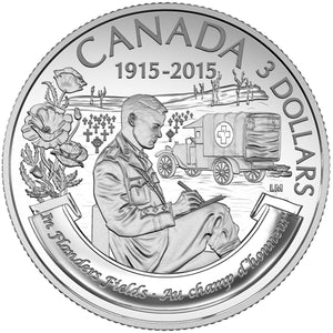 2015 - Canada - $3 - 100th Anniversary of In Flanders Fields