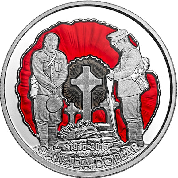 2015 - Canada - $1 - 100th Anniversary In Flanders Fields - War Stories