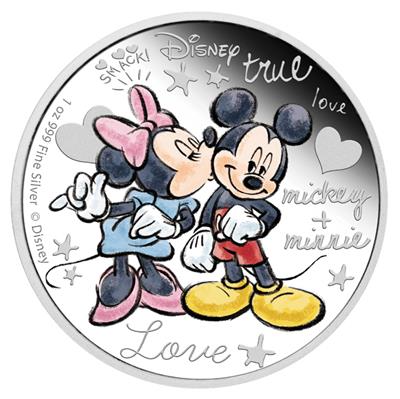 2015 - New Zealand - $2 - Mickey and Minnie - Crazy in Love