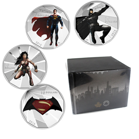 2014 - Canada - $10 - Batman v Superman - Coin Set