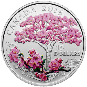 2016 - Canada - $15 - Celebration of Spring: Cherry Blossoms