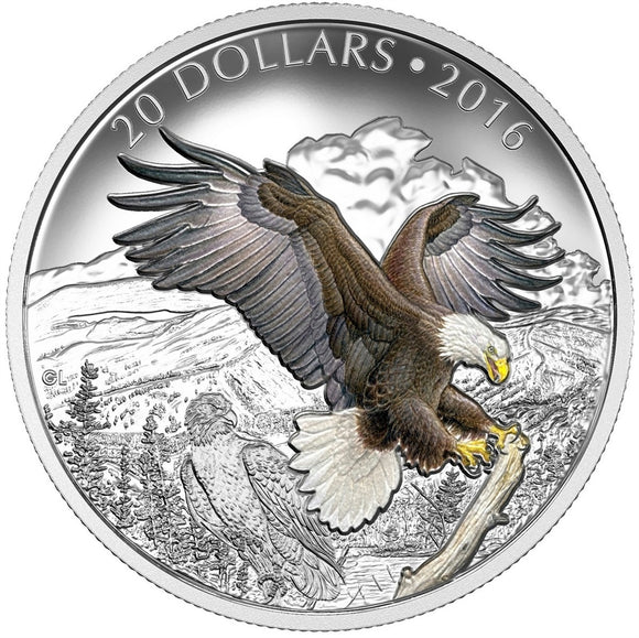 2016 - Canada - $20 - The Baronial Bald Eagle
