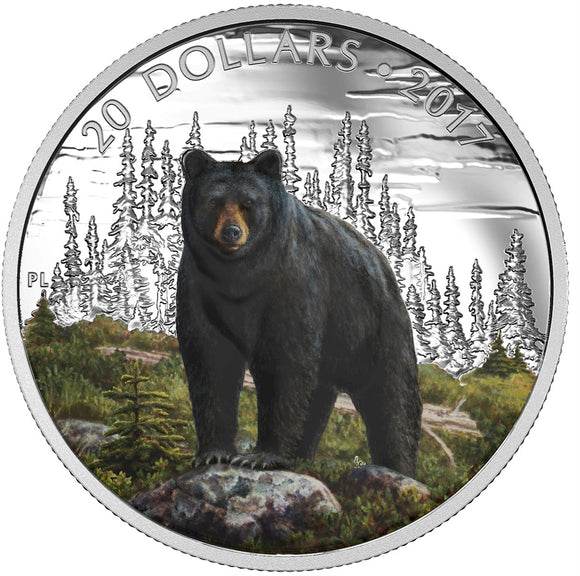 2017 - Canada - $20 - The Bold Black Bear