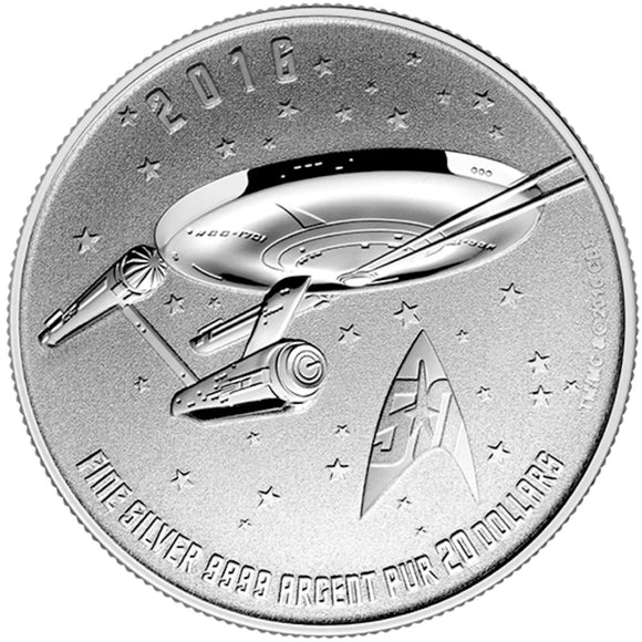 2016 - Canada - $20 - 20 for 20, Star Trek, Enterprise