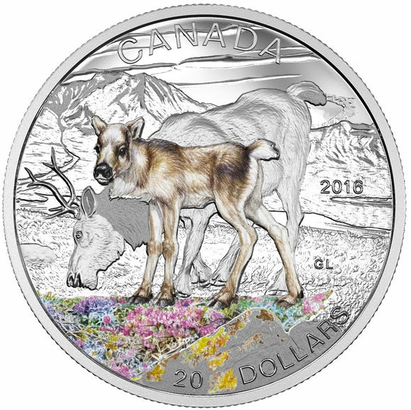 2016 - Canada - $20 - Baby Animals Series - Caribou