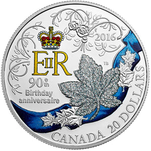 2016 - Canada - $20 - A Celebration of Her Majesty's 90th Birthday