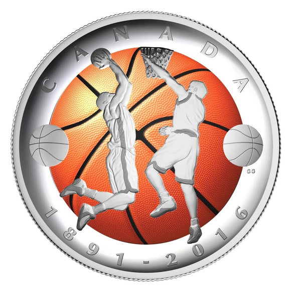 2016 - Canada - $25 - 125th Anniv. of the Invention of Basketball