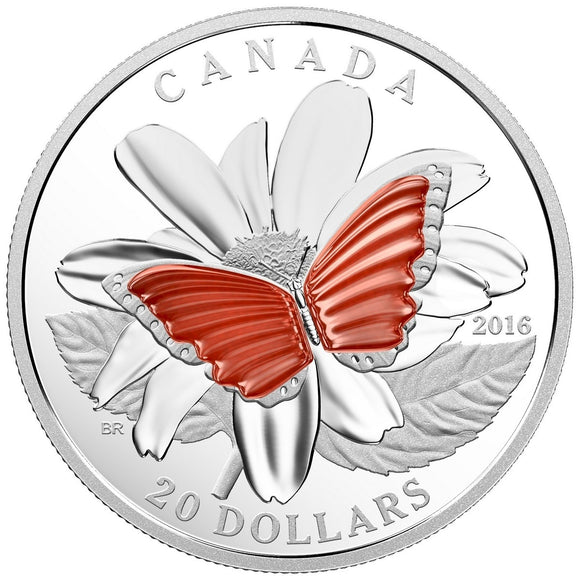 2016 - Canada - $20 - The Colourful Wings of a Butterfly