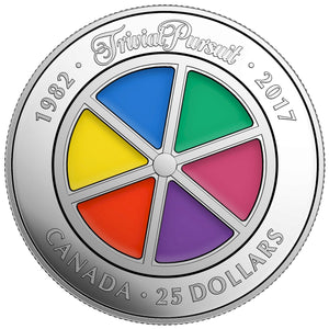 2017 - Canada - $25 - 35th Anniv. of Trivial Pursuit