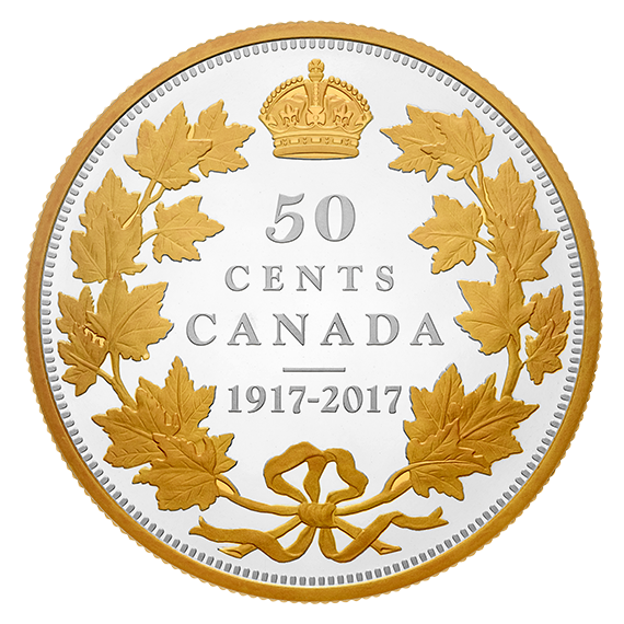 2017 - Canada - 50c - 100th Anniversary of the 1917 Half Dollar