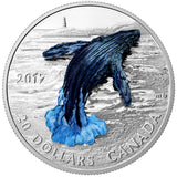 2017 - Canada - $20 - Three-Dimensional Breaching Whale