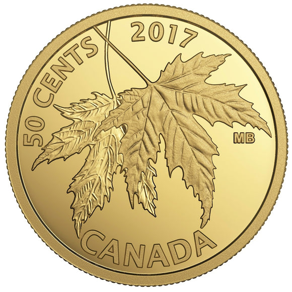 2017 - Canada - 50c - The Silver Maple Leaf
