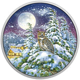 2017 - Canada - $30 - Animals in the Moonlight - Great Horned Owl