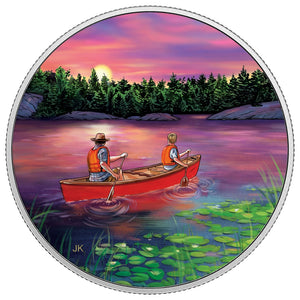 2017 - Canada - $15 - Sunset Canoeing