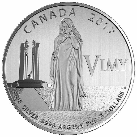 2017 - Canada - $3 - The Battle Of Vimy Ridge