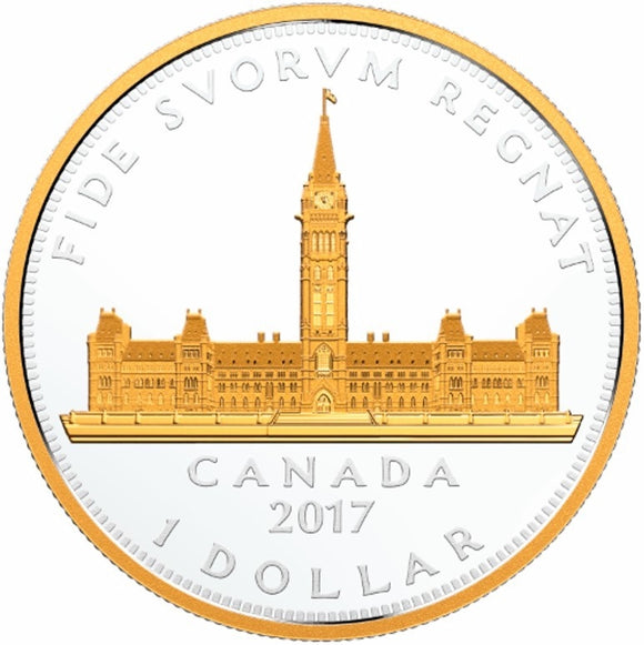 2017 - Canada - $1 - Commemorative Royal Visit - Parliament Building