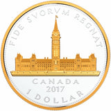 2017 - Canada - $1 - Commemorative Royal Visit - Parliament Building