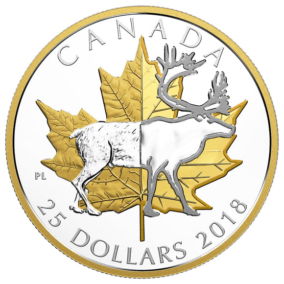 2018 - Canada - $25 - Timeless Icons - Caribou