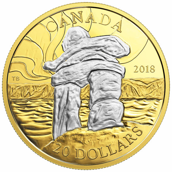 2018 - Canada - $20 - Canada's Iconic Inukshuk: Guiding The Way
