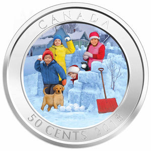 2018 - Canada - 50c - Snowball Fight