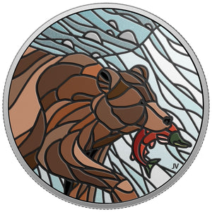 2018 - Canada - $20 - Canadian Mosaics: Grizzly Bear