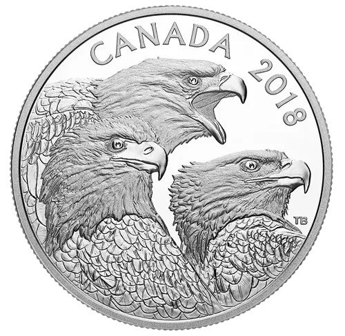 2018 - Canada - $15 - Magnificent Bald Eagle