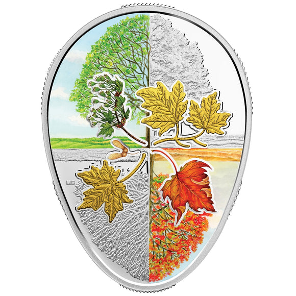 2018 - Canada - $20 - Four Seasons Of The Maple Leaf