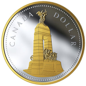 2018 - Canada - $1 - The National War Memorial