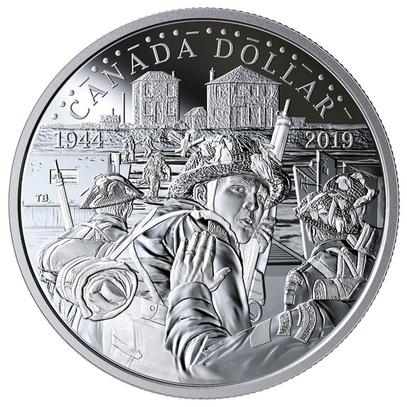 2019 - Canada - $1 - 75th Anniv. of D-Day