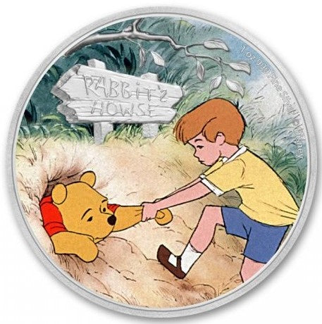 2021 - New Zealand - $2 - Winnie The Pooh - Pooh & Christopher Robin