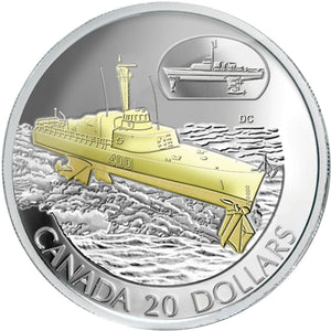 2003 - Canada - $20 - HMCS Bras d'Or