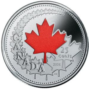 2004 - Canada - 25c - P Canada Day, Colourised