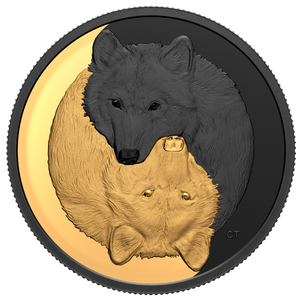 2021 - Canada - $20 - Black and Gold: The Grey Wolf