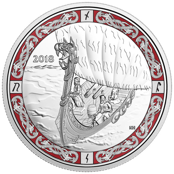 2018 - Canada - $20 - Norse Figureheads: Viking Voyage