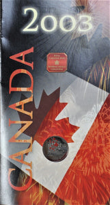 2003 P - Canada - 25c - Canada Day, Colourised - UNC - retail $12