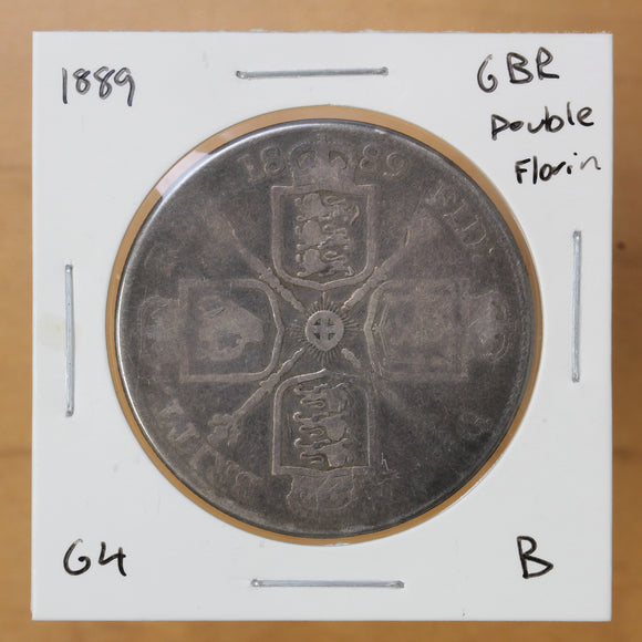 1889 - Great Britain - Double Florin - G4