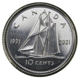 2021 - Canada - 10 Cents - 100th Anniversary of Bluenose (I)