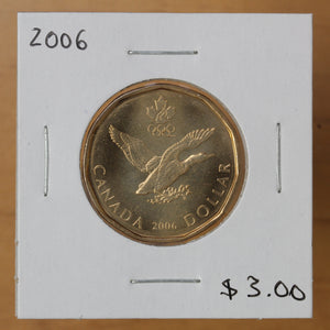 2006 - 1 Dollar - Olympic (Lucky Loonie) - BU