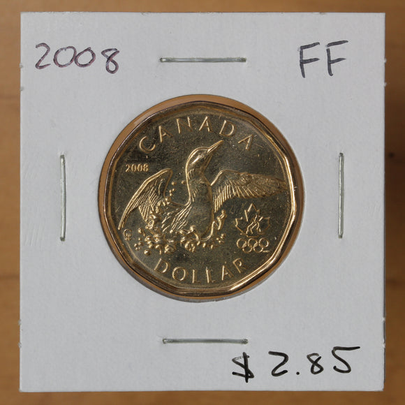 2008 - 1 Dollar - Olympic (Lucky Loonie) - BU
