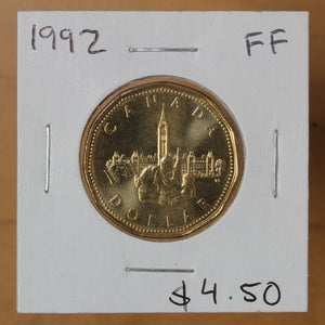1992 - 1 Dollar - 125th Anniversary of Confederation - BU