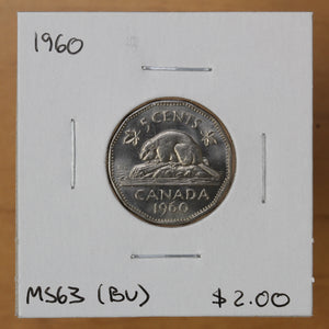 1960 - Canada - 5c - MS63