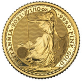1/10 oz - Random Year Britannia - Fine Gold