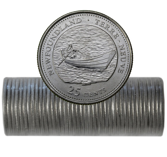 1992 - 25c - Newfoundland - Mint Roll (40 pcs)