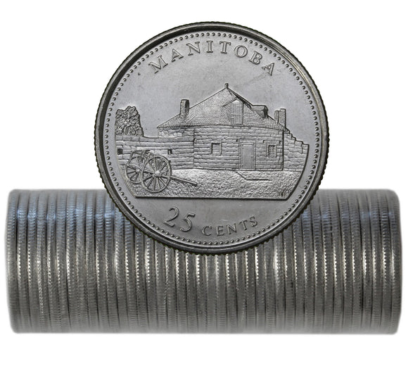 1992 - 25c - Manitoba - Mint Roll (40 pcs)