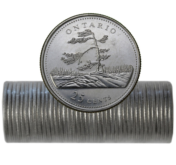 1992 - 25c - Ontario - Mint Roll (40 pcs)