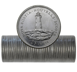 1992 - 25c - Nova Scotia - Mint Roll (40 pcs)