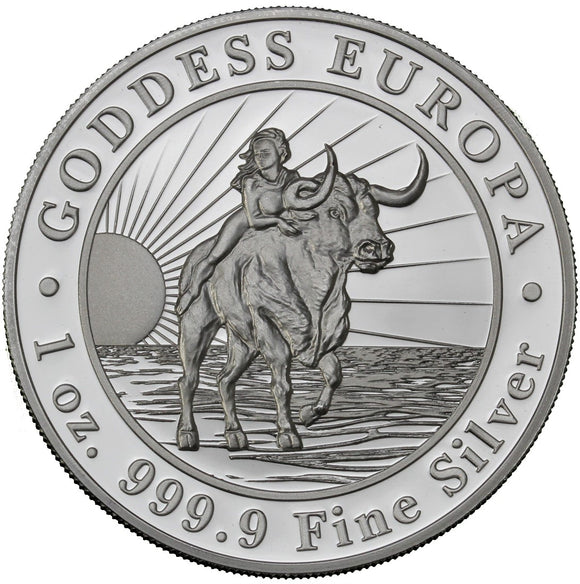 1 oz - 2021 - Goddess Europa - Fine Silver